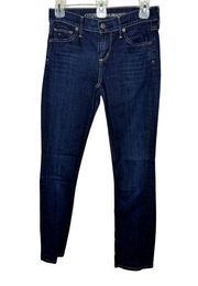 Citizens of Humanity 25 Ava Low rise Straight Leg Jeans Dark Wash