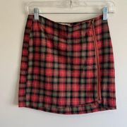 plaid skirt