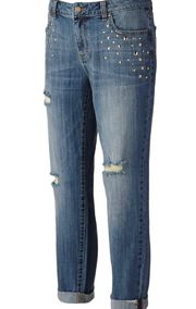 Studded Boyfriend Jeans