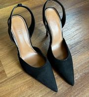 Black pumps size 8