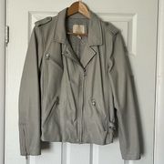 Rebecca Taylor Lamb Leather Biker Jacket - Size 12
