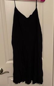 Black neck dress