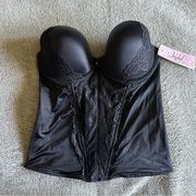 Jezebel Lace Detailed Bustier in Black Size 38C