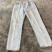 Vintage Blue Calvin Klein U.S.A High Waisted Thick 90’s Mom‎ Denim Jeans( 6 )