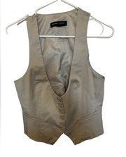 New York & Company Khaki Beige
Stretch Vest measurements in pictures