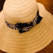 Liz Claiborne Paper Straw Beach Floppy Hat