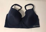 Nautica navy underwire padded bra size 40DD