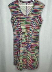 Title Nine Rainbow Athleisure Dress‎