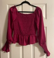 Magenta Boutique Top