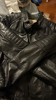 Marilyn & Me Black Leather Jacket