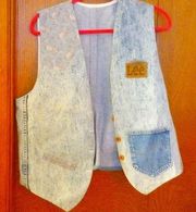 Vintage light Jean vest