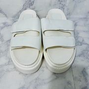 Princess Polly White Set Up Sandals