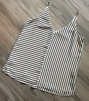 Artisan NY Navy & White stripe camisole Size Small