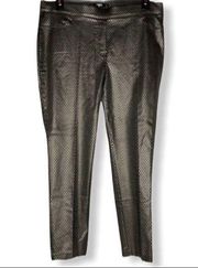 Vintage 89th & Madison Dress Pants Gold Black Petite