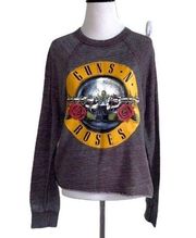 Bravado Guns N‎ Roses cropped long sleeved top