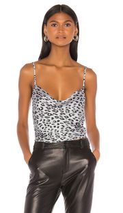 Cowl Neck Cheetah Cami