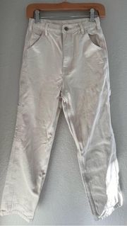 (Brandy Melville) white painter pants