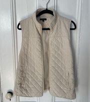 British Khaki cream vest