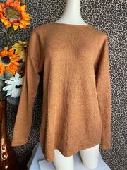 NWT  Ginger Long Sleeve Open Back Sweater | SMALL |