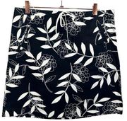 NWT LOFT Floral Embroidered Skirt 12