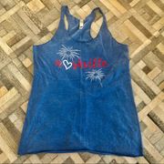 Nashville blue tank top