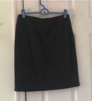 Dark Gray Pencil Skirt