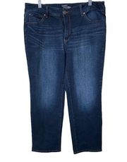 Time and Tru size 16 petite straight cropped jeans.