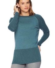 Smartwool Sweater Ripple Creek Merino Wool Tunic Green Womens Size M