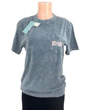 NWT Southern Shirt Co Luna Mist Snow Wash Tee Shirt in Thundercloud Size SMALL