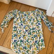 Old Navy  off the shoulder floral print dress