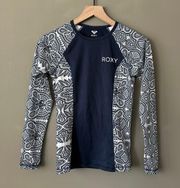 Roxy Navy Rash Guard - Small