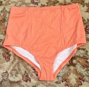 Urban Outfitters Out From Under Coral High Rise Bikini Bottoms M