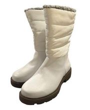 JOURNEE COLLECTION Nadine Faux Fur Lined Vegan Leather Mid Boot Size 7 New