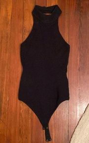 Black Abercrombie halter body suit