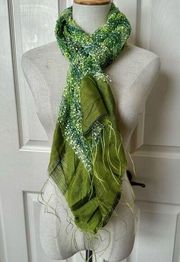 Green Coldwater Creek scarf