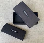 Dolce and Gabbana glasses case and box sunglasses reading glasses