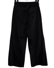 Evereve black wide leg pants 27