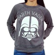 STAR WARS Darth Vader Sweater S Pullover Crew Neck Helmet Graphic Soft Warm