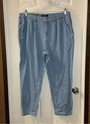 NWT Who What Wear Tapered Natural Waist Crop Jeans 16