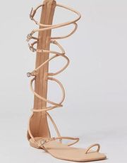 NEW Jeffrey Campbell Gladiator Sandal In Natural