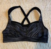 TYR Gray Sports Bra 