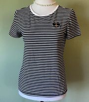 Karl Lagerfeld striped T shirt xs EUC