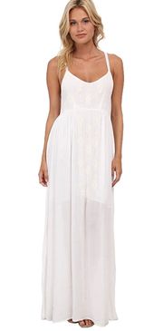 Mara Embroidery Maxi Dress