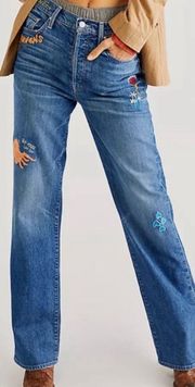 MOTHER The Rambler Sneak Jeans 