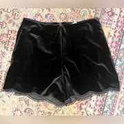 A Loves A Velvet - Like Shorts