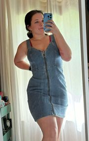 Denim Overall Dress