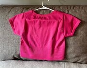 Pink Crop Top