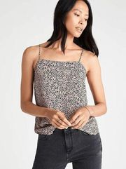 Ann Taylor Spotted Square Neck Cami Top Size M