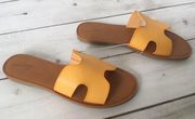 Yellow Sandals, Size 10