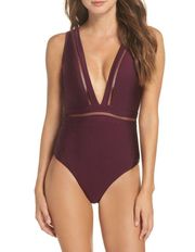 💕TED BAKER💕 Deep V Plunge One-Piece Swimsuit